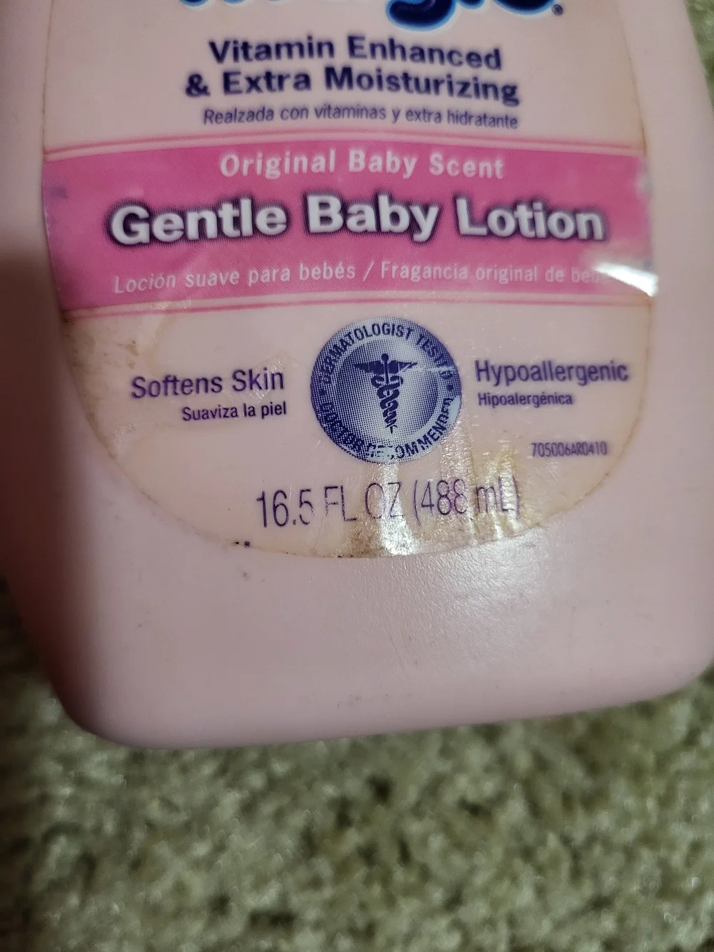 Baby Magic Gentle Baby Lotion Vintage Bottles Lot of 2